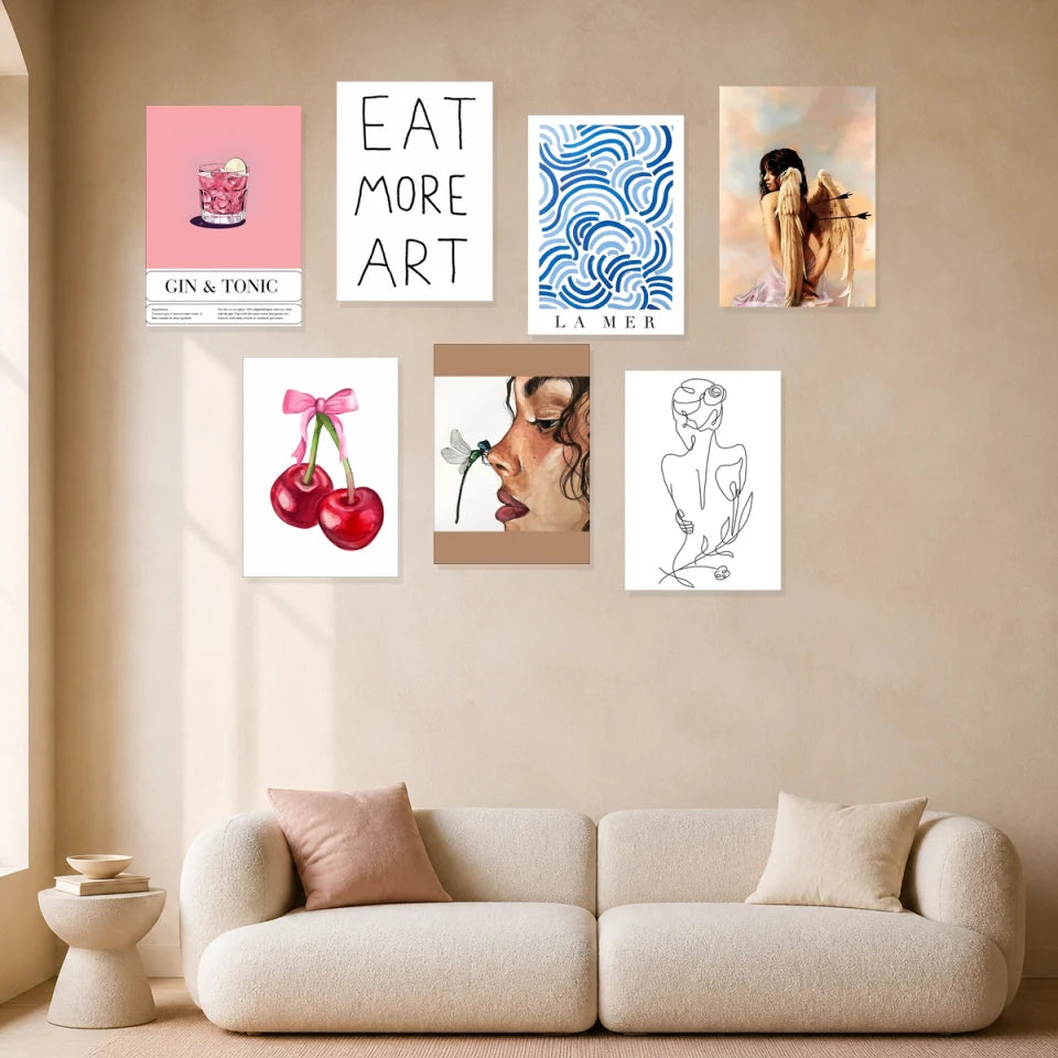 Close-up of Pink Lemonade poster artwork and print detail - gallery image 3 of 5