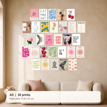 Pink Lemonade A5 30-poster kit size reference - gallery image 4 of 5
