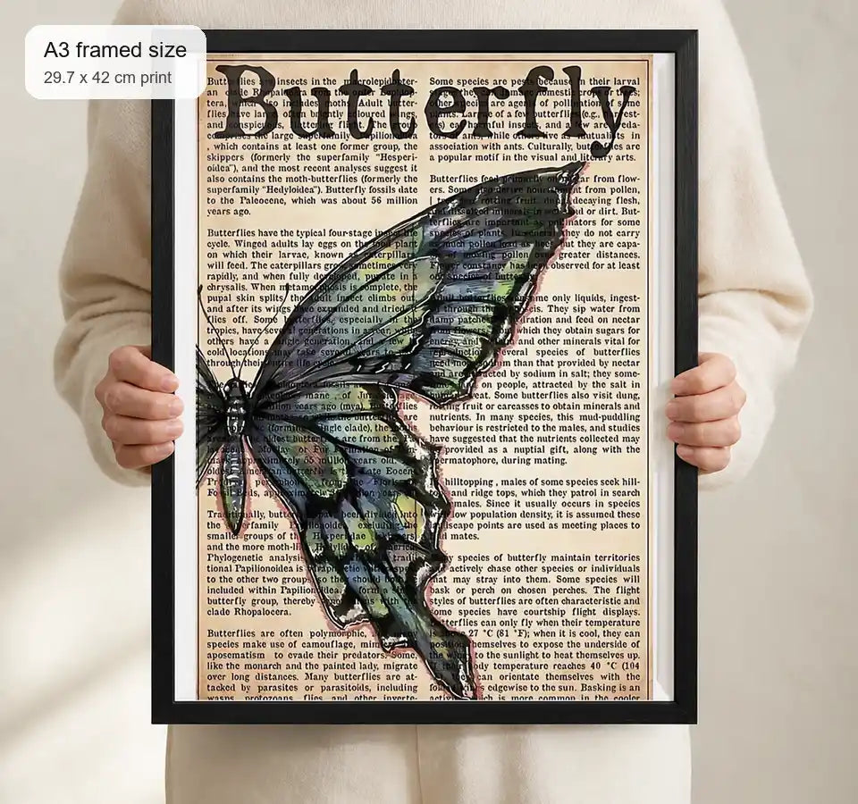 Size reference for A3 · Black Gallery Frame - gallery image 4 of 5