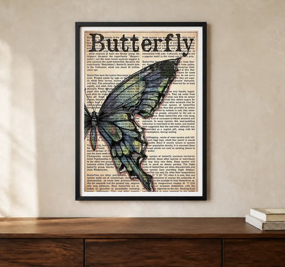 Product-focused lifestyle view of A4 · Black Gallery Frame - gallery image 1 of 5