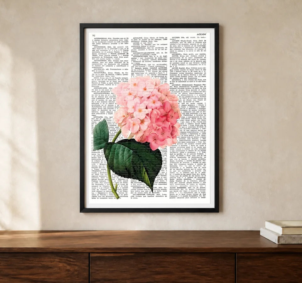 Product-focused lifestyle view of A4 · Black Gallery Frame - gallery image 1 of 5