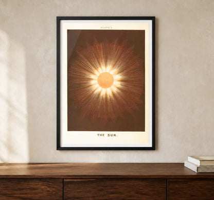 Product-focused lifestyle view of A4 · Black Gallery Frame - gallery image 1 of 5