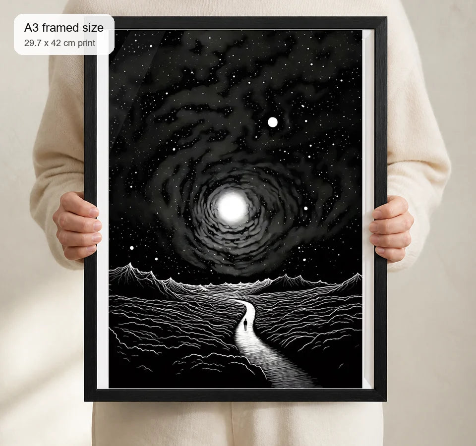 Size reference for A3 · Black Gallery Frame - gallery image 4 of 5