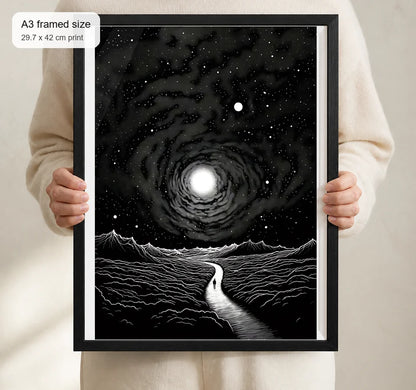 Size reference for A3 · Black Gallery Frame - gallery image 4 of 5