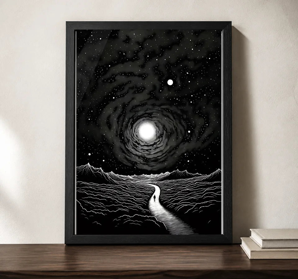 Clean studio product view of A4 · Black Gallery Frame - gallery image 2 of 5