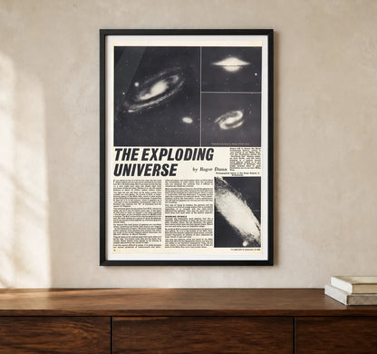 Product-focused lifestyle view of A4 · Black Gallery Frame - gallery image 1 of 5