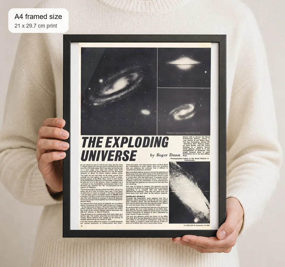 Size reference for A4 · Black Gallery Frame - gallery image 4 of 5