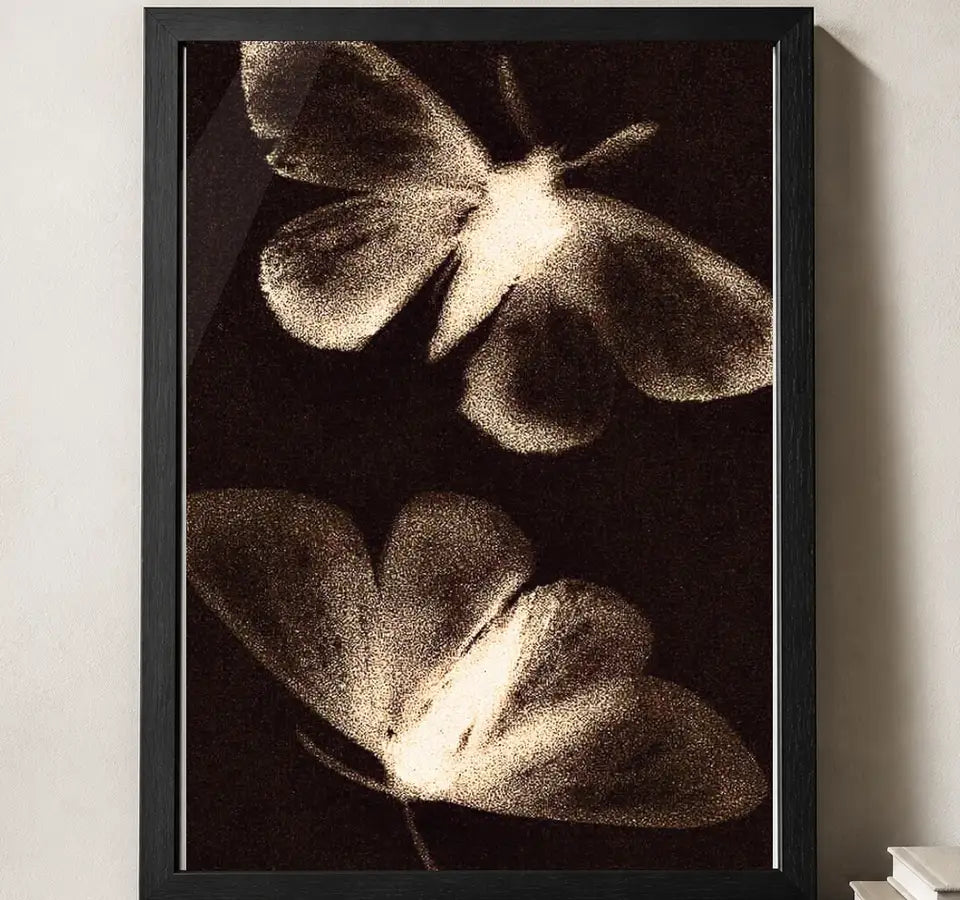 Styled close-up of A4 · Black Gallery Frame - gallery image 3 of 5