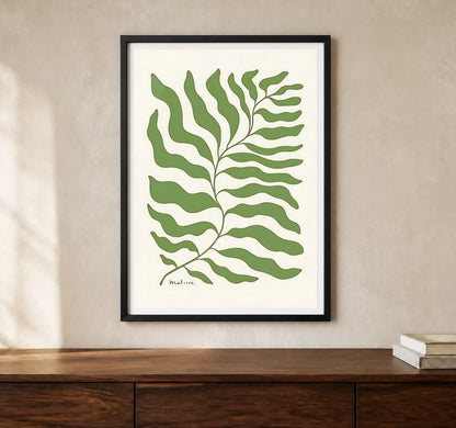 Product-focused lifestyle view of A4 · Black Gallery Frame - gallery image 1 of 5