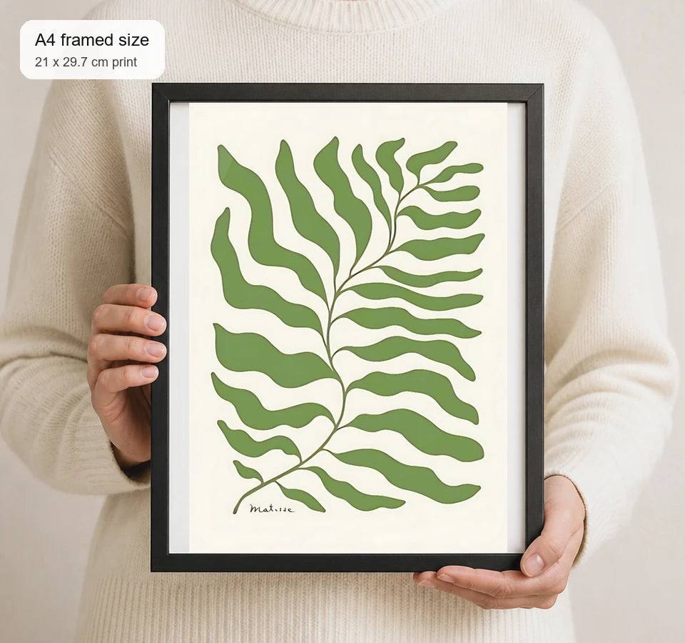 Size reference for A4 · Black Gallery Frame - gallery image 4 of 5