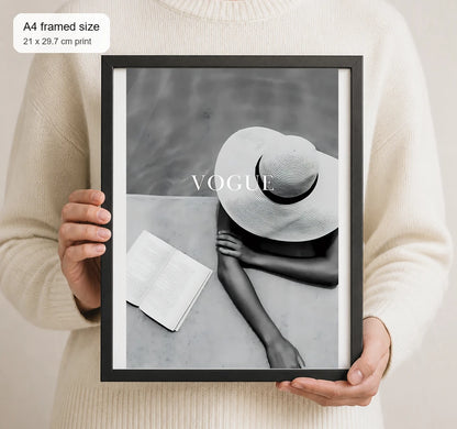 Size reference for A4 · Black Gallery Frame - gallery image 4 of 5
