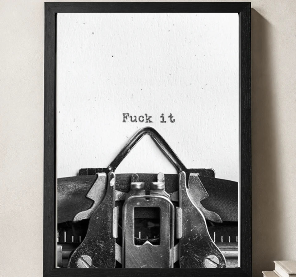 Styled close-up of A4 · Black Gallery Frame - gallery image 3 of 5