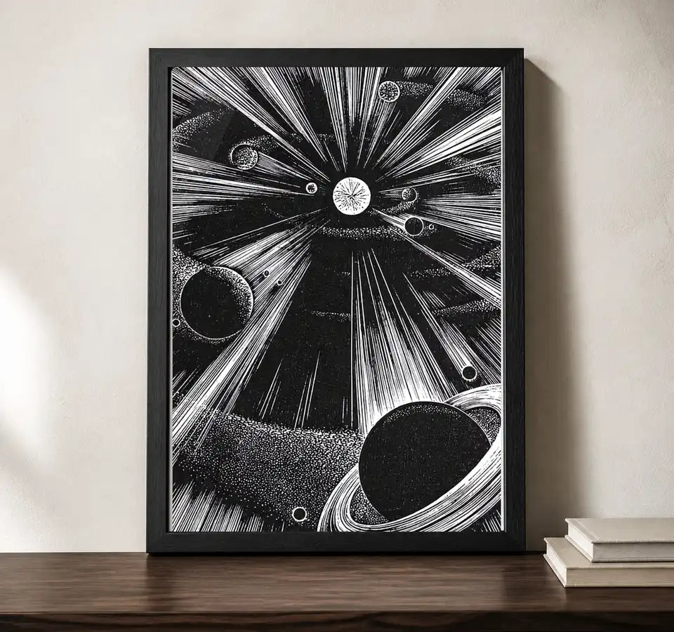 Clean studio product view of A4 · Black Gallery Frame - gallery image 2 of 5