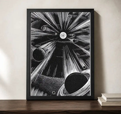 Clean studio product view of A4 · Black Gallery Frame - gallery image 2 of 5