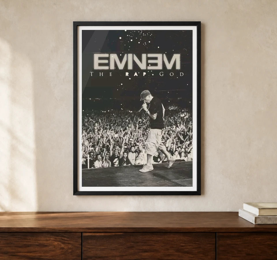 Product-focused lifestyle view of A4 · Black Gallery Frame - gallery image 1 of 5