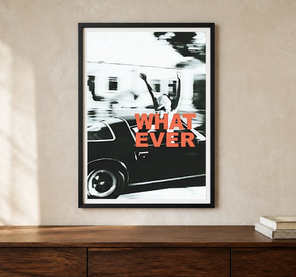 Product-focused lifestyle view of A4 · Black Gallery Frame - gallery image 1 of 5