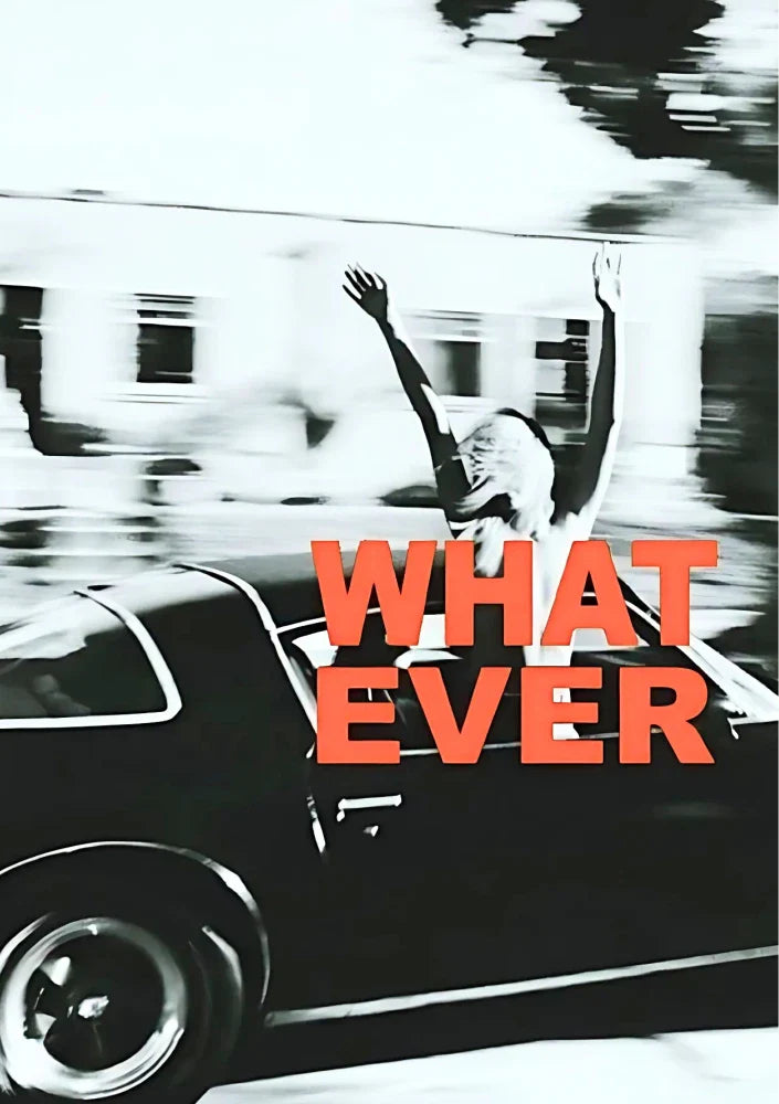 Modern typographic artwork emphasizing mixed media style, utilizing bold text headers and fragmented graphics in grayscale tones