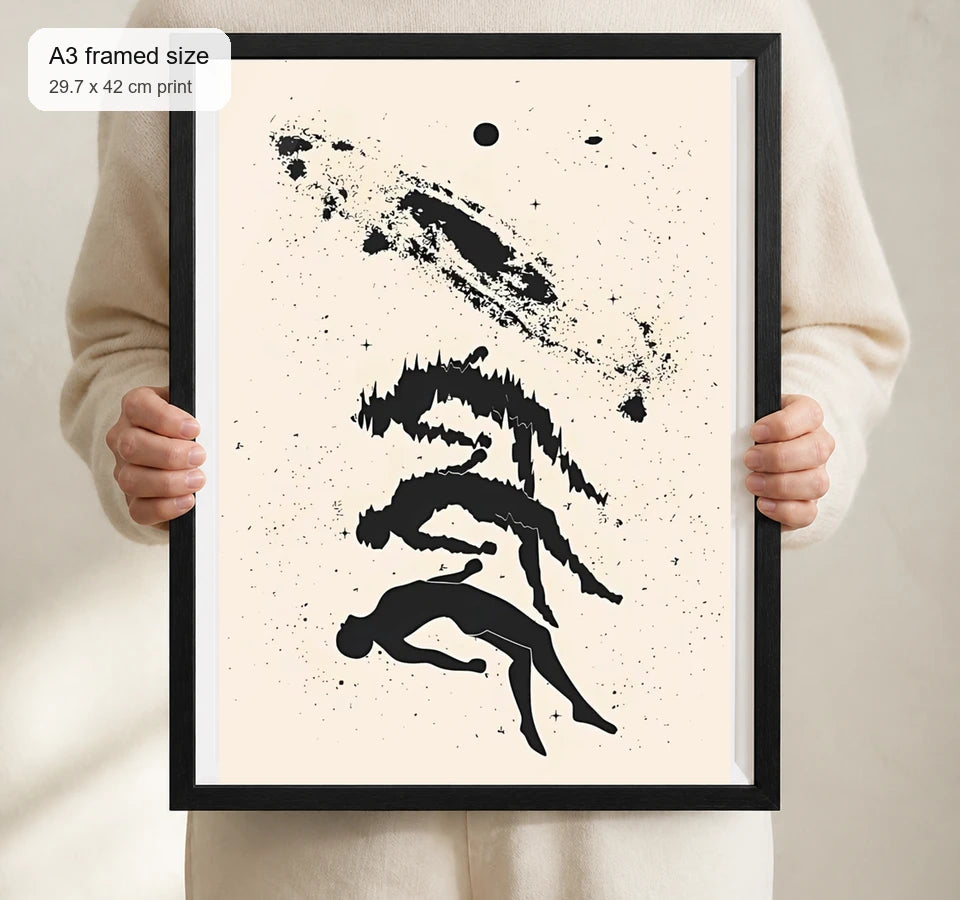 Size reference for A3 · Black Gallery Frame - gallery image 4 of 5