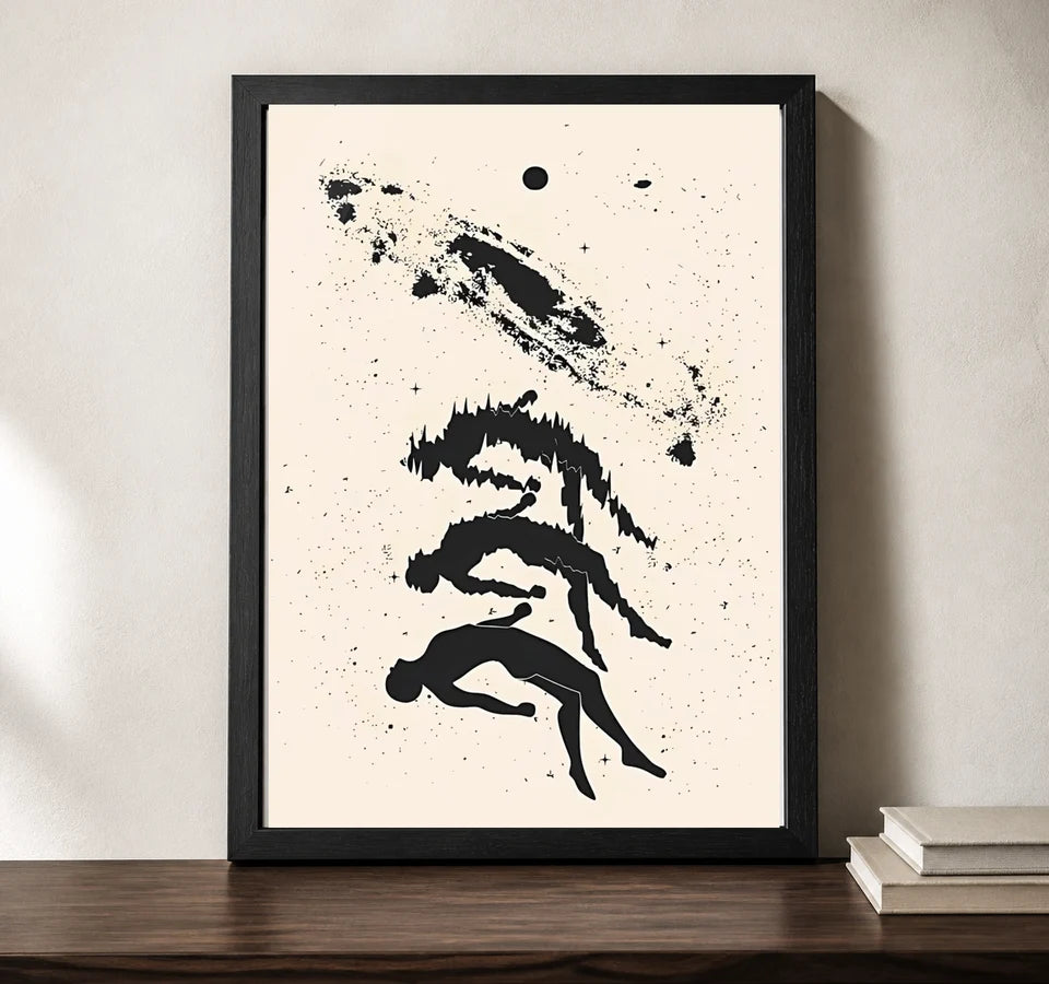 Clean studio product view of A4 · Black Gallery Frame - gallery image 2 of 5