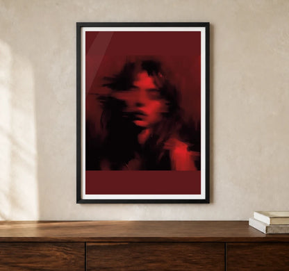 Product-focused lifestyle view of A4 · Black Gallery Frame - gallery image 1 of 5