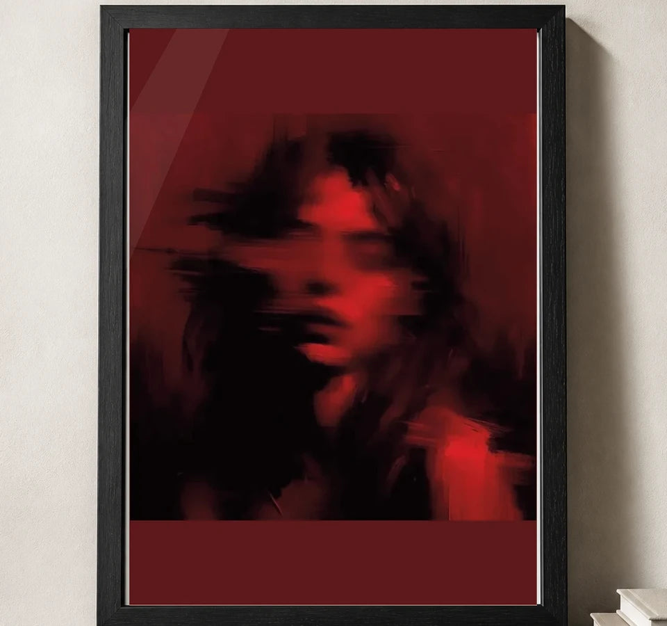 Styled close-up of A4 · Black Gallery Frame - gallery image 3 of 5