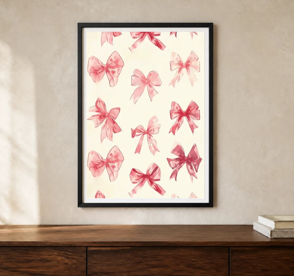 Product-focused lifestyle view of A4 · Black Gallery Frame - gallery image 1 of 5