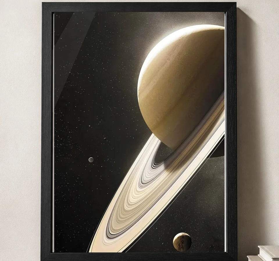 Styled close-up of A4 · Black Gallery Frame - gallery image 3 of 5