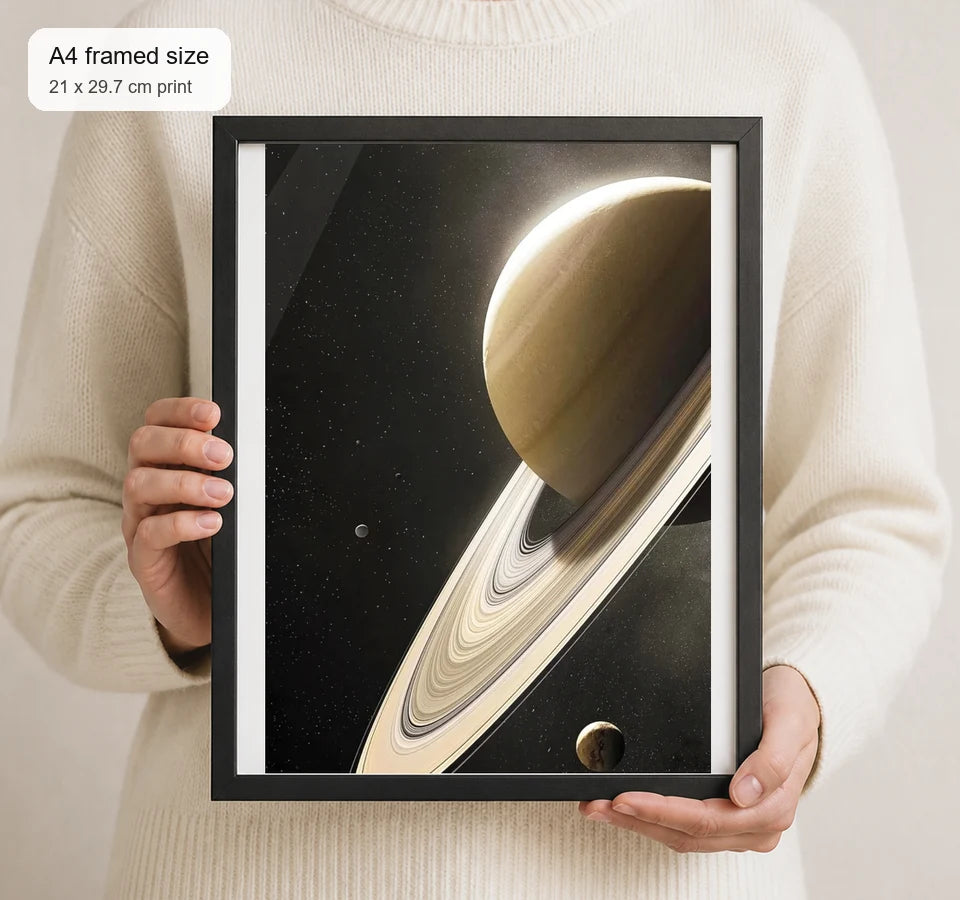 Size reference for A4 · Black Gallery Frame - gallery image 4 of 5