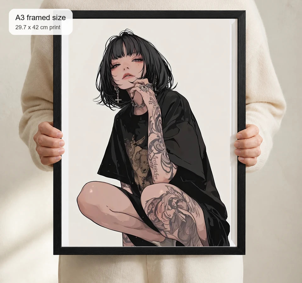 Size reference for A3 · Black Gallery Frame - gallery image 4 of 5