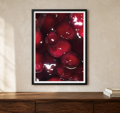 Product-focused lifestyle view of A4 · Black Gallery Frame - gallery image 1 of 5