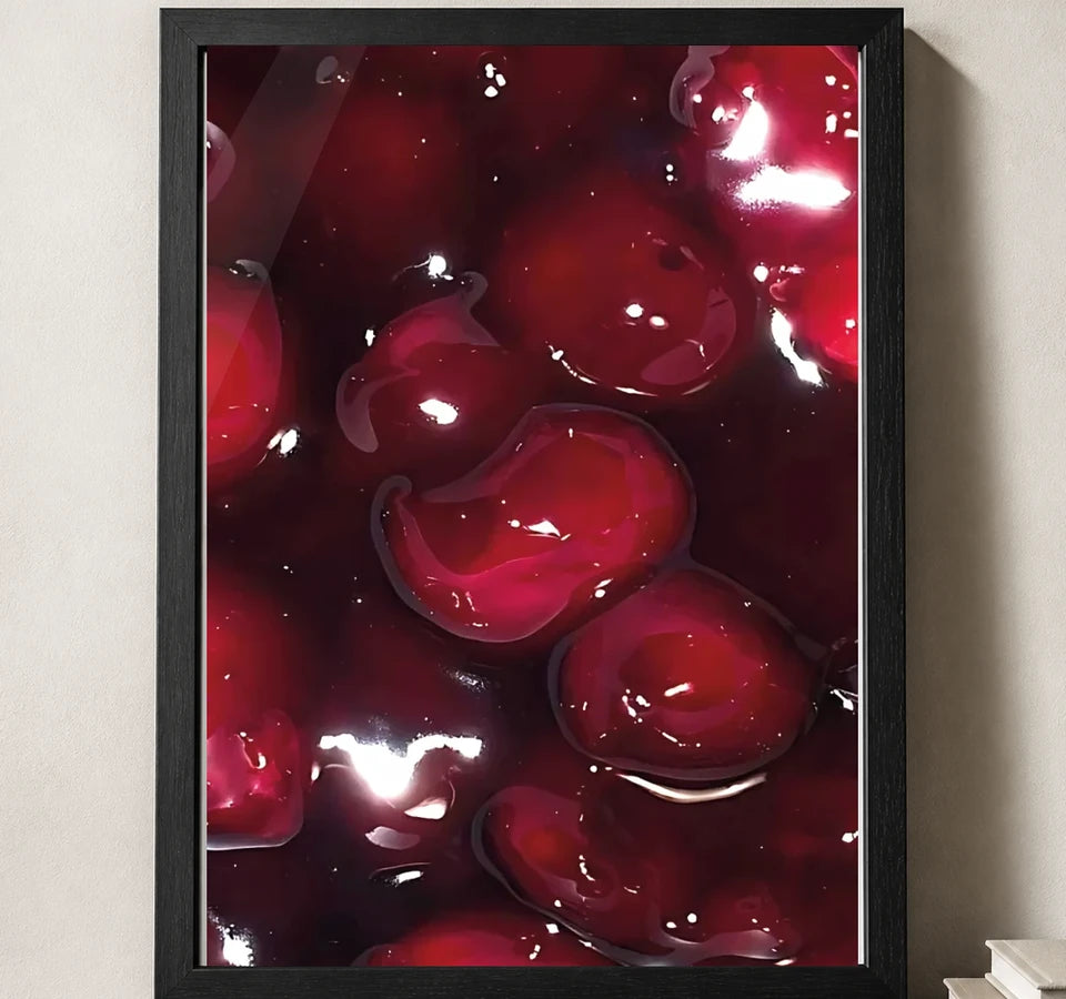 Styled close-up of A4 · Black Gallery Frame - gallery image 3 of 5