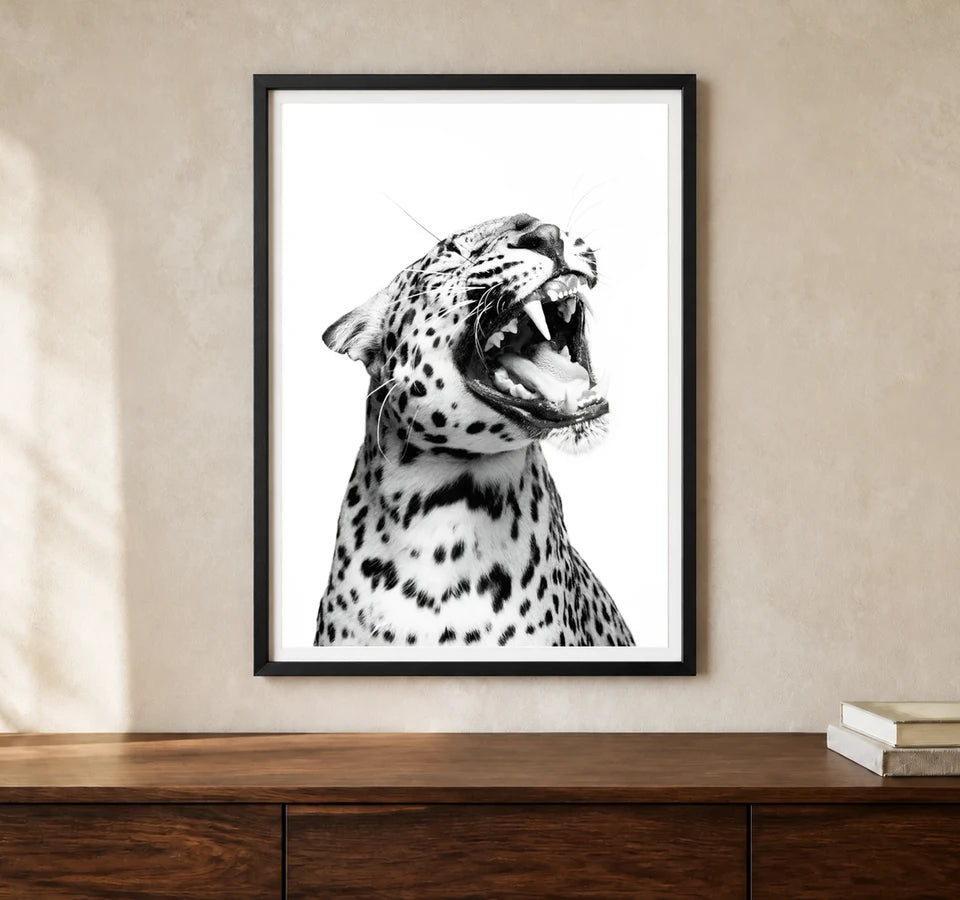 Product-focused lifestyle view of A4 · Black Gallery Frame - gallery image 1 of 5