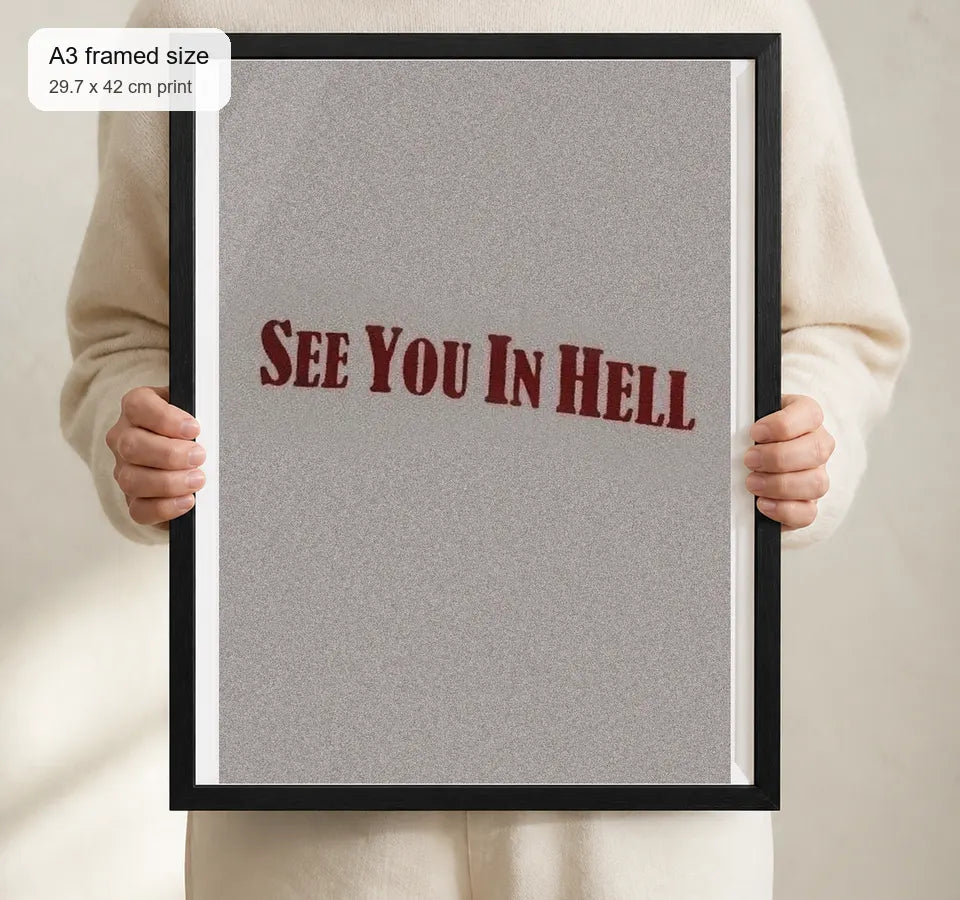 Size reference for A3 · Black Gallery Frame - gallery image 4 of 5
