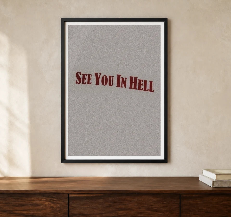 Product-focused lifestyle view of A4 · Black Gallery Frame - gallery image 1 of 5