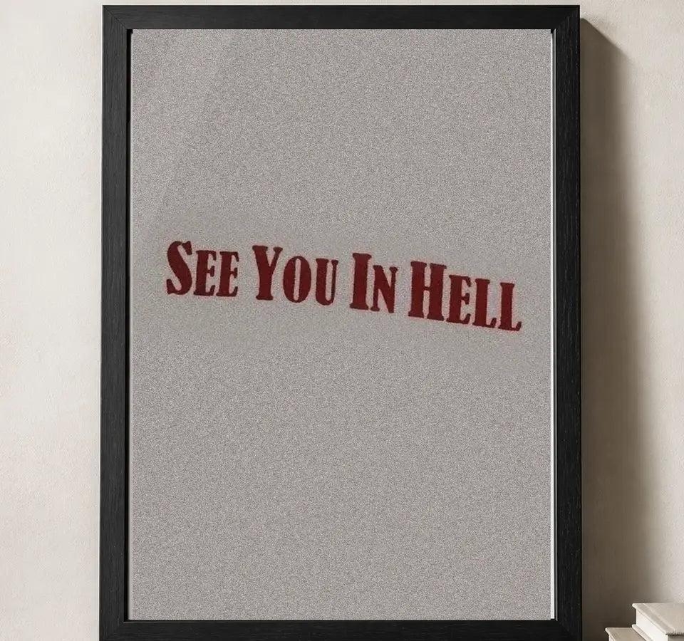 Styled close-up of A4 · Black Gallery Frame - gallery image 3 of 5