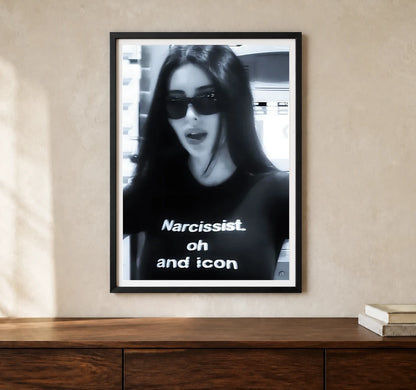 Product-focused lifestyle view of A4 · Black Gallery Frame - gallery image 1 of 5