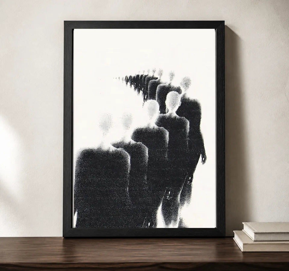 Clean studio product view of A4 · Black Gallery Frame - gallery image 2 of 5