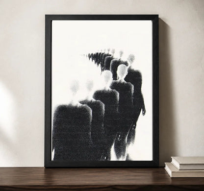 Clean studio product view of A4 · Black Gallery Frame - gallery image 2 of 5