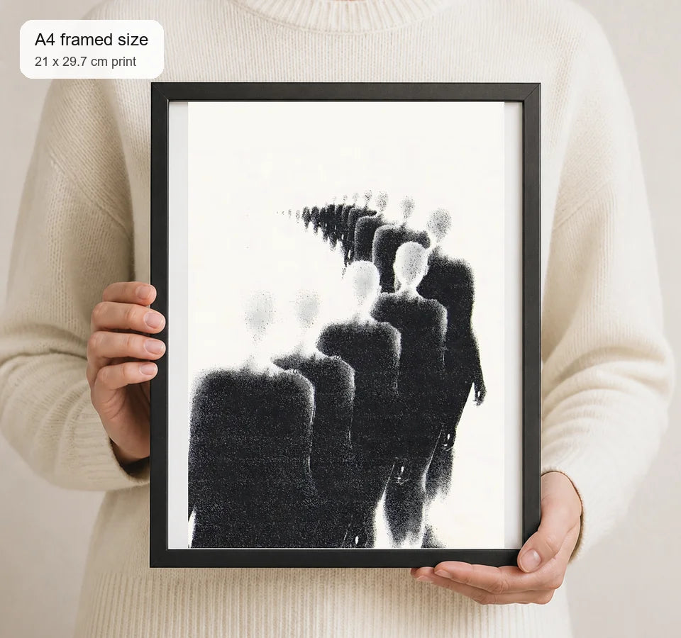 Size reference for A4 · Black Gallery Frame - gallery image 4 of 5