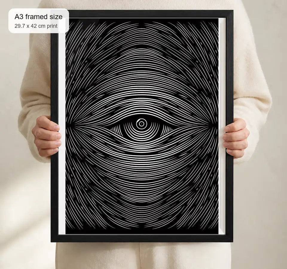 Size reference for A3 · Black Gallery Frame - gallery image 4 of 5