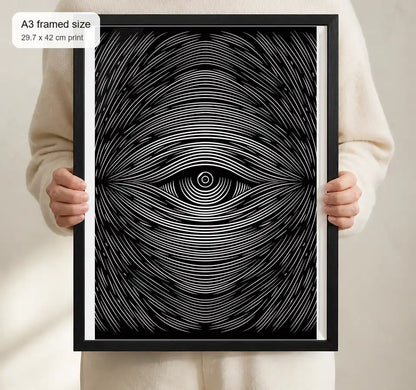 Size reference for A3 · Black Gallery Frame - gallery image 4 of 5