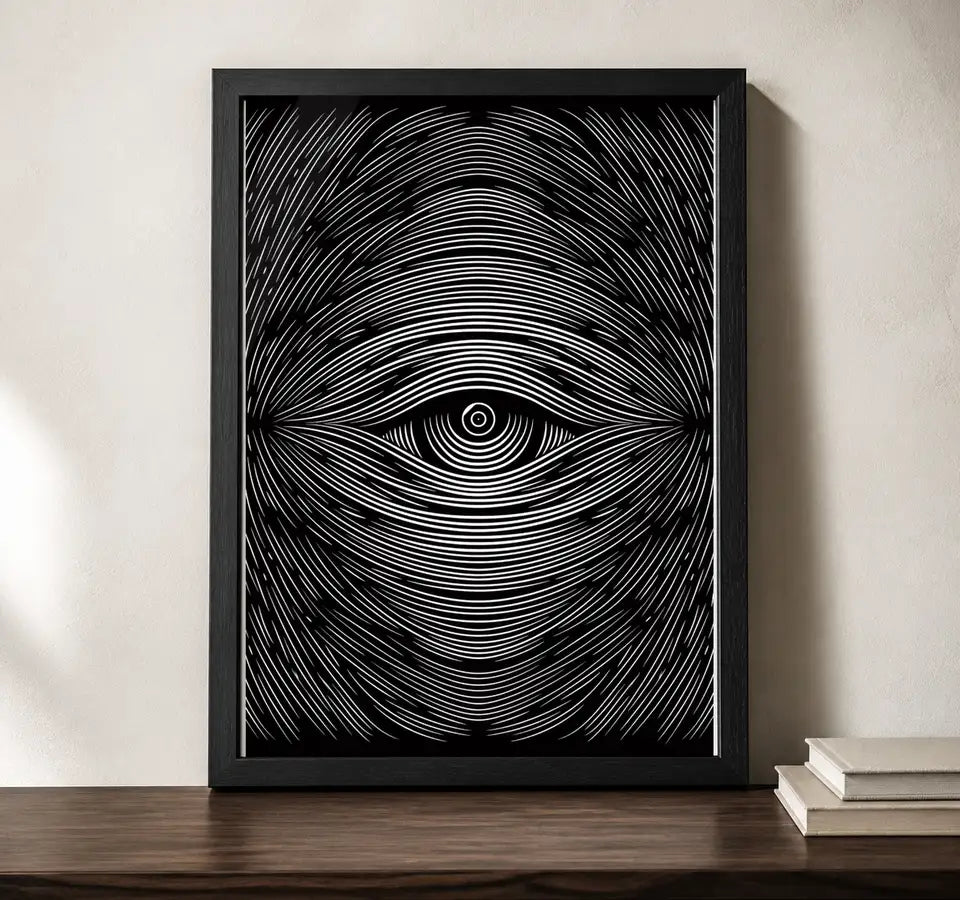 Clean studio product view of A4 · Black Gallery Frame - gallery image 2 of 5