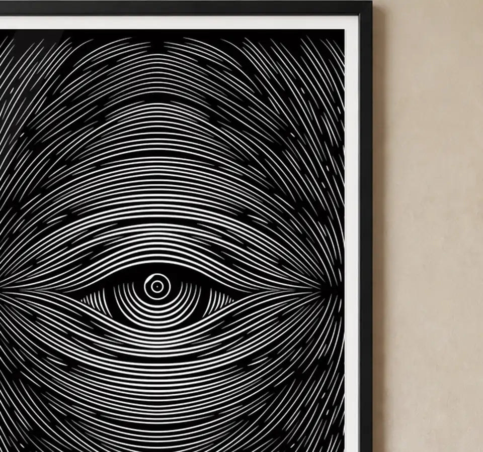 Material and finish detail for A4 · Black Gallery Frame - gallery image 5 of 5