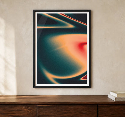 Product-focused lifestyle view of A4 · Black Gallery Frame - gallery image 1 of 5