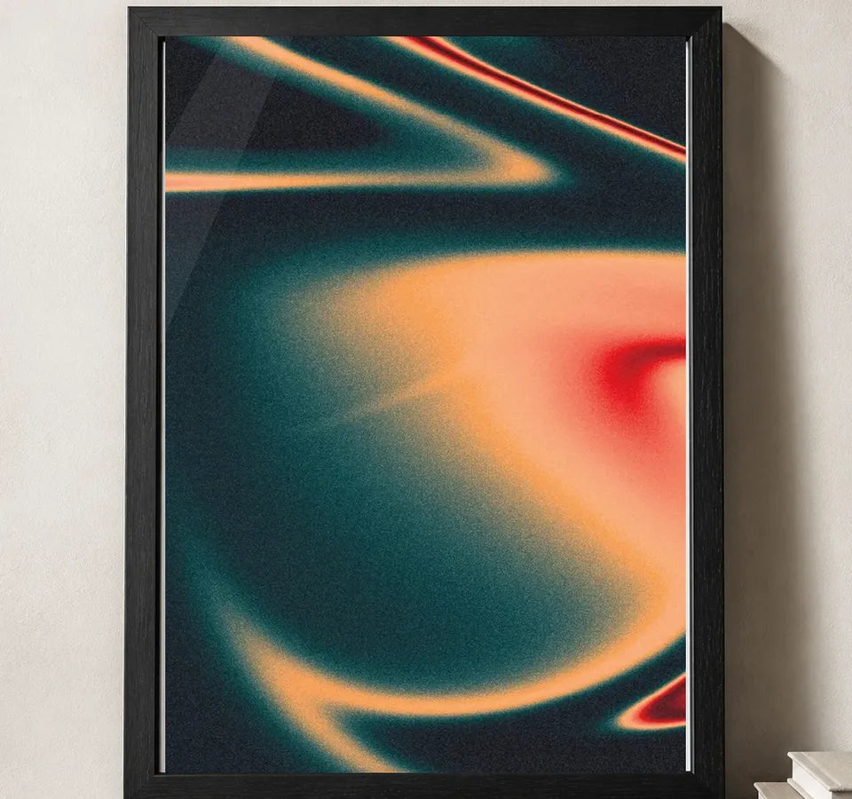 Styled close-up of A4 · Black Gallery Frame - gallery image 3 of 5