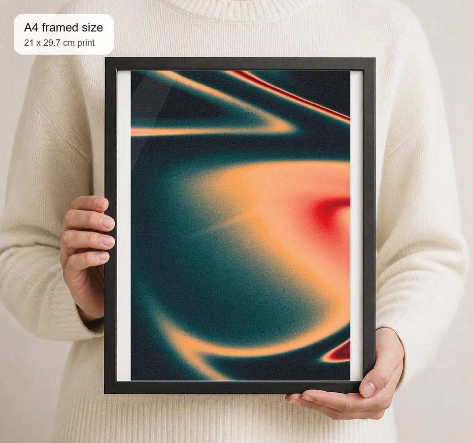 Size reference for A4 · Black Gallery Frame - gallery image 4 of 5
