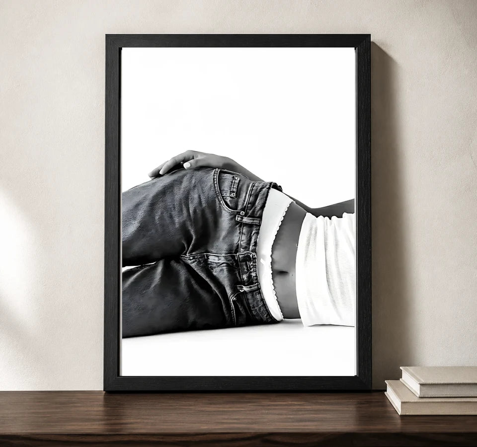 Clean studio product view of A4 · Black Gallery Frame - gallery image 2 of 5