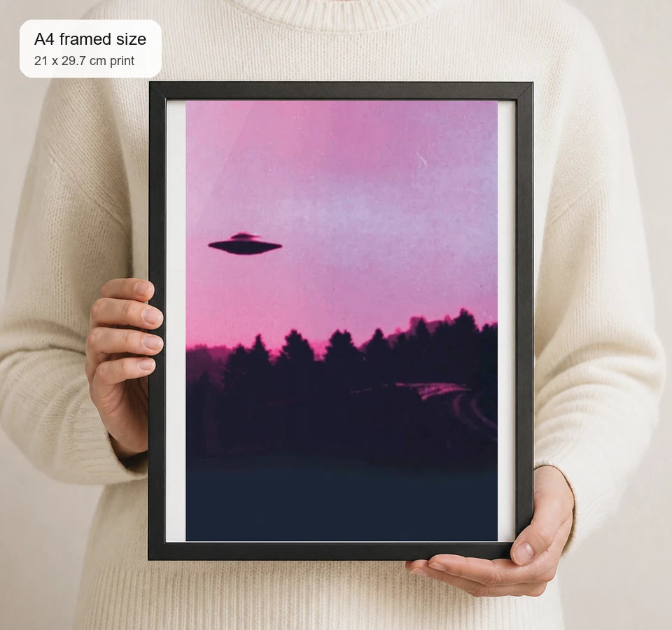 Size reference for A4 · Black Gallery Frame - gallery image 4 of 5