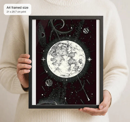 Size reference for A4 · Black Gallery Frame - gallery image 4 of 5