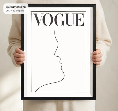 Size reference for A3 · Black Gallery Frame - gallery image 4 of 5
